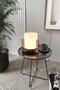 Opviq Pine Table Lamp - Walnut
